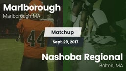 Matchup: Marlborough High vs. Nashoba Regional  2017
