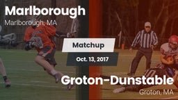 Matchup: Marlborough High vs. Groton-Dunstable  2017