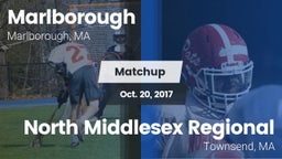 Matchup: Marlborough High vs. North Middlesex Regional  2017