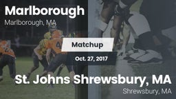 Matchup: Marlborough High vs. St. Johns  Shrewsbury, MA 2017