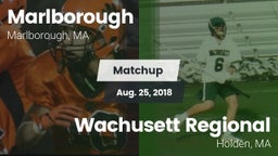 Matchup: Marlborough High vs. Wachusett Regional  2016