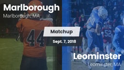 Matchup: Marlborough High vs. Leominster  2018