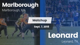 Matchup: Marlborough High vs. Leonard  2016