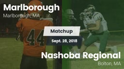 Matchup: Marlborough High vs. Nashoba Regional  2018
