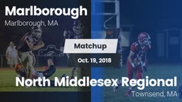 Matchup: Marlborough High vs. North Middlesex Regional  2018