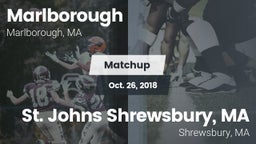 Matchup: Marlborough High vs. St. Johns  Shrewsbury, MA 2018