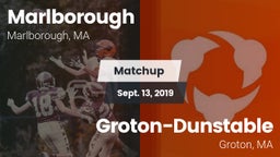 Matchup: Marlborough High vs. Groton-Dunstable  2019