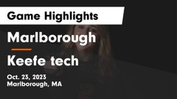 Marlborough  vs Keefe tech  Game Highlights - Oct. 23, 2023