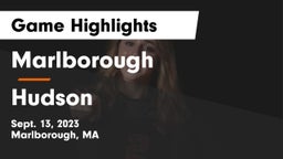 Marlborough  vs Hudson  Game Highlights - Sept. 13, 2023