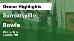 Surrattsville  vs Bowie  Game Highlights - Dec. 5, 2019