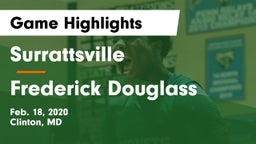 Surrattsville  vs Frederick Douglass  Game Highlights - Feb. 18, 2020