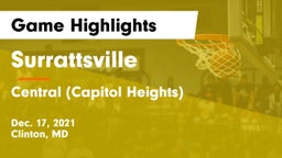 Surrattsville  vs Central (Capitol Heights)  Game Highlights - Dec. 17, 2021