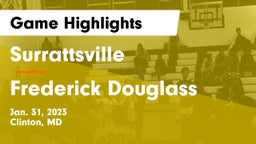 Surrattsville  vs Frederick Douglass  Game Highlights - Jan. 31, 2023