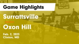 Surrattsville  vs Oxon Hill  Game Highlights - Feb. 2, 2023
