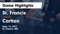 St. Francis  vs Carlton Game Highlights - Sept. 14, 2019