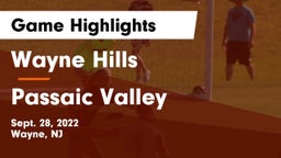 Wayne Hills  vs Passaic Valley  Game Highlights - Sept. 28, 2022