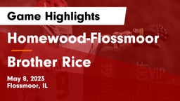Homewood-Flossmoor  vs Brother Rice  Game Highlights - May 8, 2023