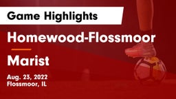 Homewood-Flossmoor  vs Marist  Game Highlights - Aug. 23, 2022
