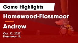 Homewood-Flossmoor  vs Andrew  Game Highlights - Oct. 12, 2022