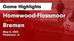 Homewood-Flossmoor  vs Bremen  Game Highlights - May 8, 2023