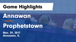 Annawan  vs Prophetstown  Game Highlights - Nov. 29, 2017
