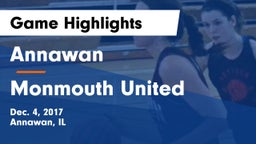Annawan  vs Monmouth United Game Highlights - Dec. 4, 2017