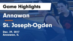 Annawan  vs St. Joseph-Ogden  Game Highlights - Dec. 29, 2017