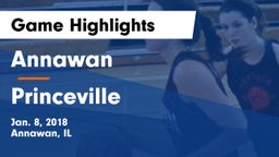 Annawan  vs Princeville Game Highlights - Jan. 8, 2018