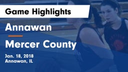 Annawan  vs Mercer County Game Highlights - Jan. 18, 2018