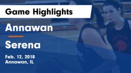 Annawan  vs Serena  Game Highlights - Feb. 12, 2018