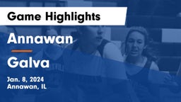 Annawan  vs Galva  Game Highlights - Jan. 8, 2024