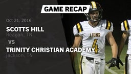 Recap: Scotts Hill  vs. Trinity Christian Academy  2016