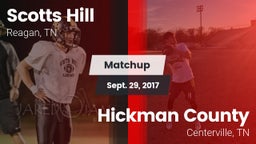 Matchup: Scotts Hill High vs. Hickman County  2017