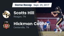 Recap: Scotts Hill  vs. Hickman County  2017