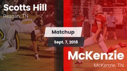 Matchup: Scotts Hill High vs. McKenzie  2018
