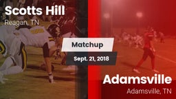 Matchup: Scotts Hill High vs. Adamsville  2018