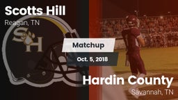 Matchup: Scotts Hill High vs. Hardin County  2018