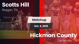 Matchup: Scotts Hill High vs. Hickman County  2019