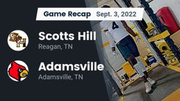 Recap: Scotts Hill  vs. Adamsville  2022