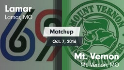 Matchup: Lamar  vs. Mt. Vernon  2016