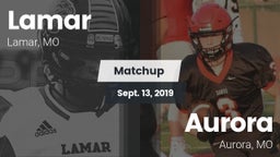 Matchup: Lamar  vs. Aurora  2019