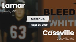 Matchup: Lamar  vs. Cassville  2020