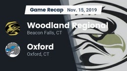 Recap: Woodland Regional vs. Oxford  2019