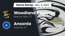 Recap: Woodland Regional vs. Ansonia  2023