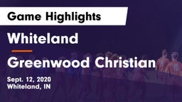 Whiteland  vs Greenwood Christian Game Highlights - Sept. 12, 2020