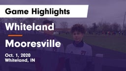 Whiteland  vs Mooresville  Game Highlights - Oct. 1, 2020