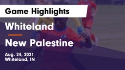 Whiteland  vs New Palestine  Game Highlights - Aug. 24, 2021