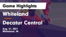 Whiteland  vs Decatur Central  Game Highlights - Aug. 31, 2021