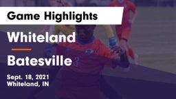 Whiteland  vs Batesville  Game Highlights - Sept. 18, 2021