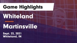Whiteland  vs Martinsville  Game Highlights - Sept. 23, 2021